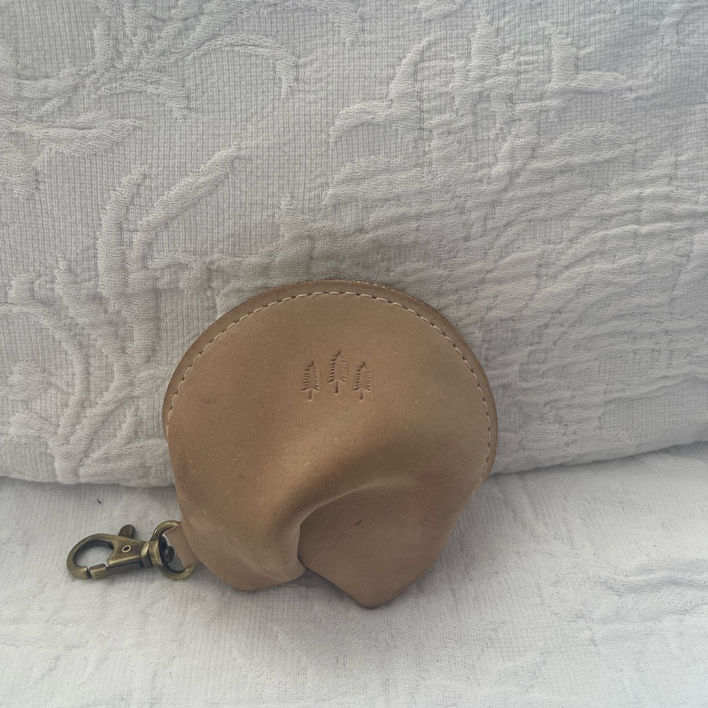Portland Leather Goods Fortune Cookie Coin Pouch